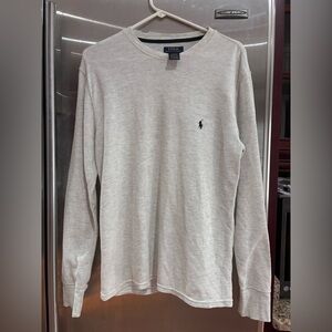 Polo by Ralph Lauren Men's  Long Sleeve Waffle Tee, Size M